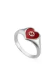 Gucci Interlocking G heart ring