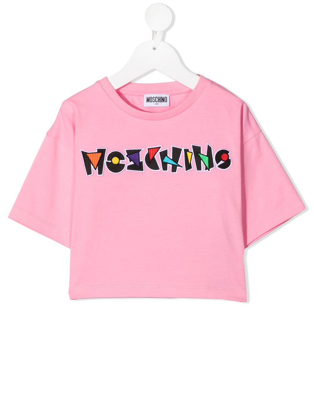 фото Moschino kids футболка с логотипом