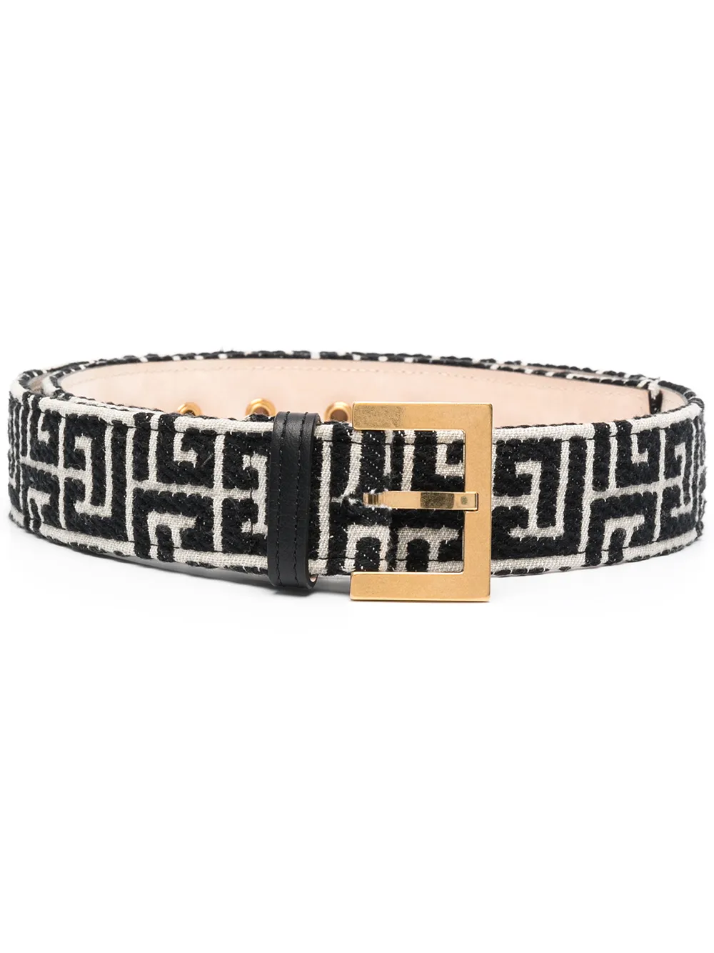 

Balmain 1945 jacquard belt - Black