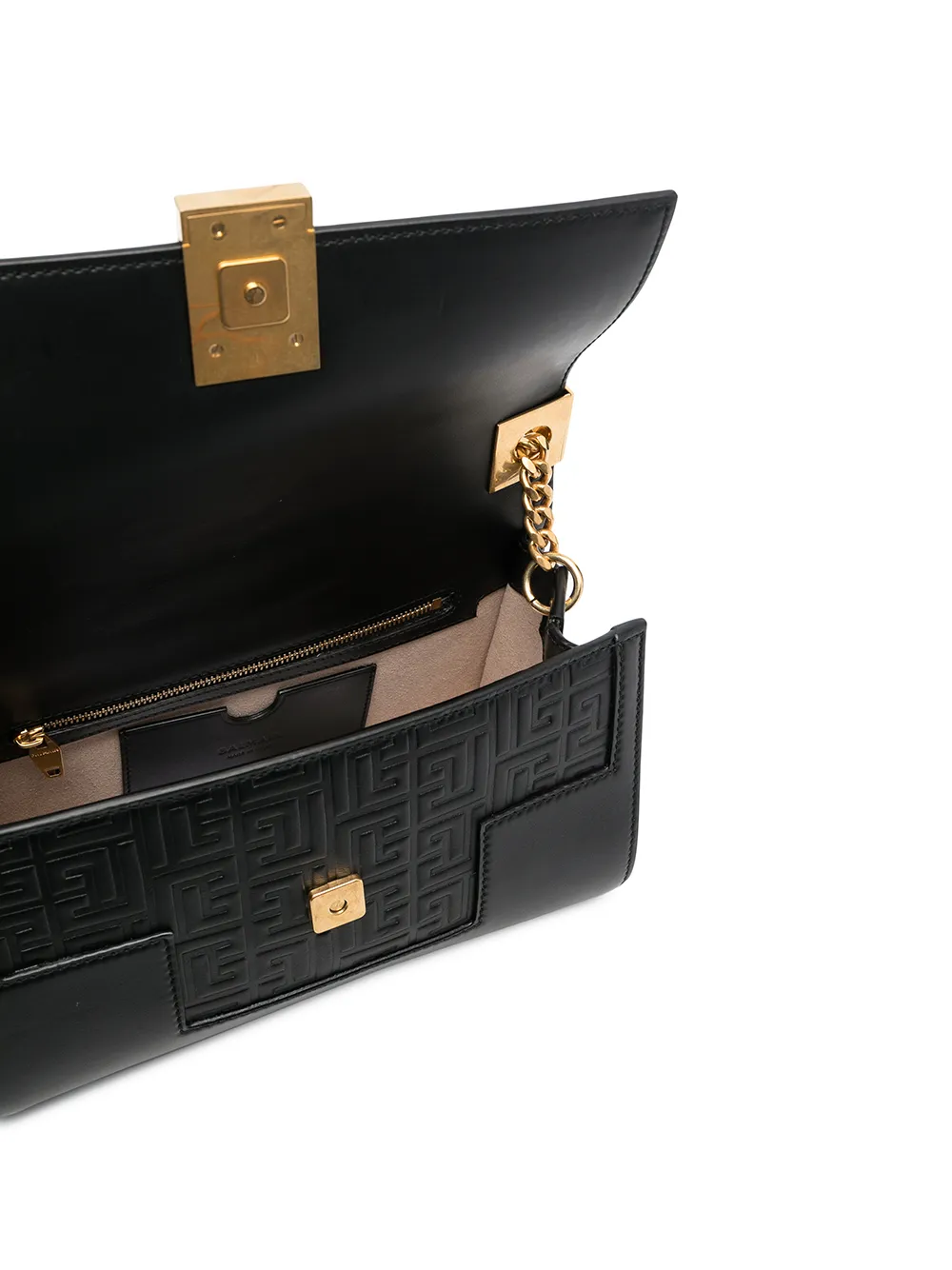 Balmain Medium 1945 Embossed Shoulder Bag - Farfetch