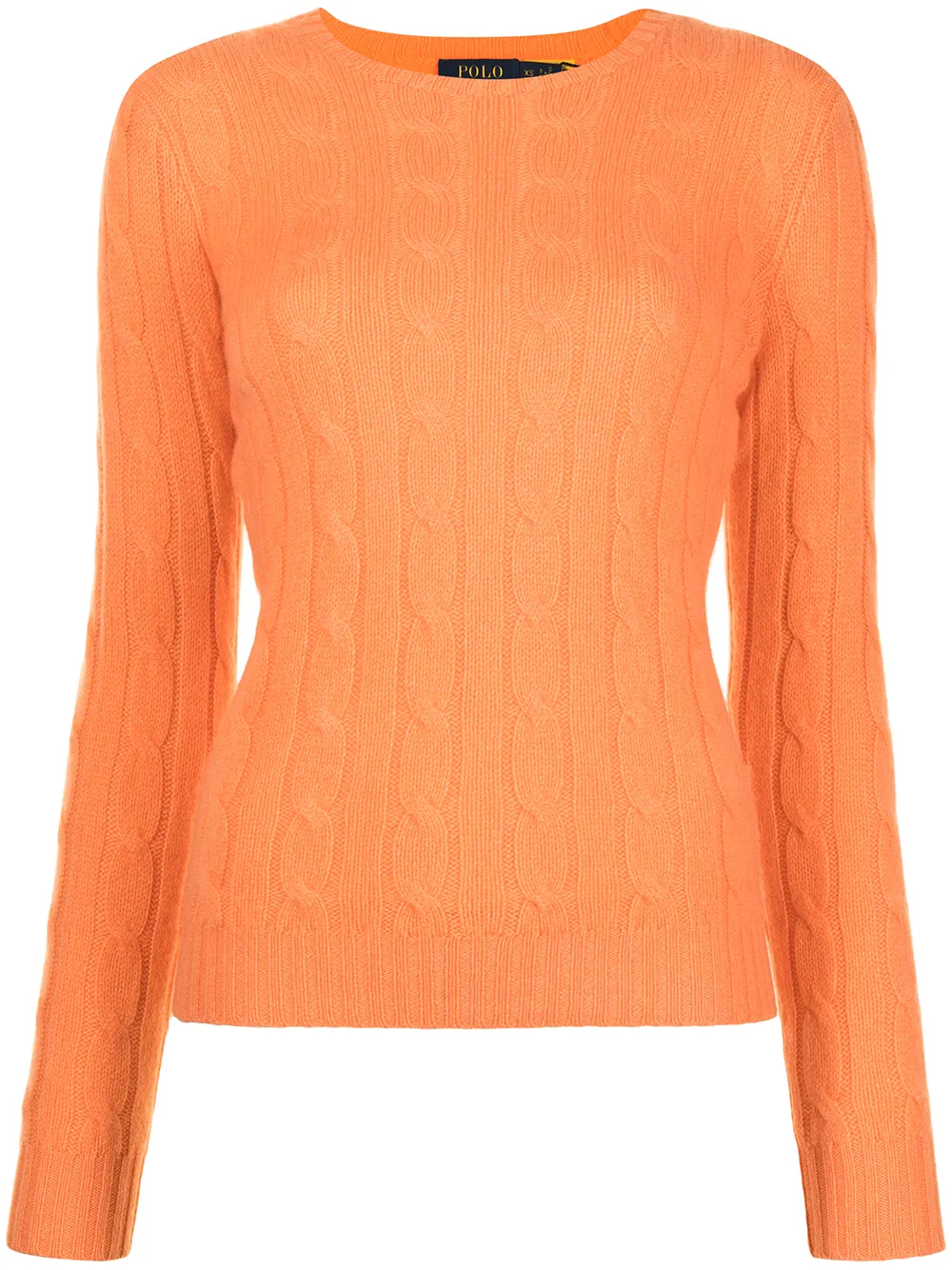 

Polo Ralph Lauren suéter de cachemira en tejido de ochos - Naranja
