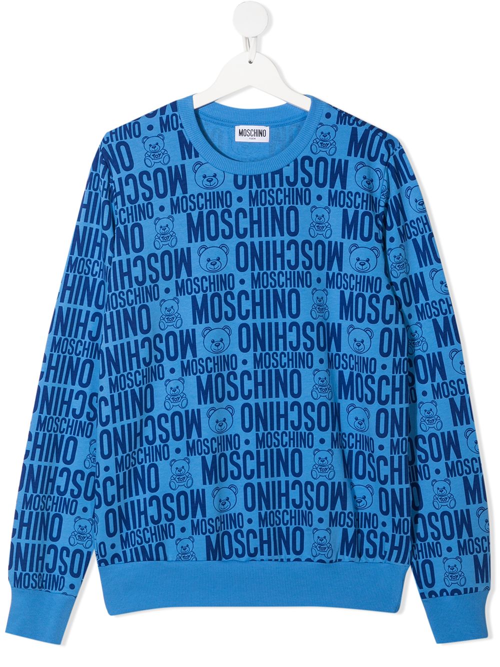 фото Moschino kids толстовка с логотипом