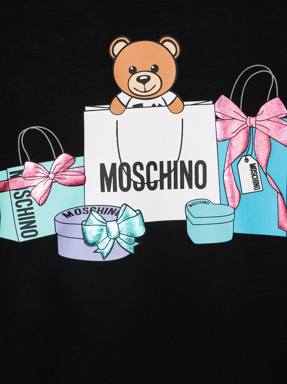 фото Moschino kids толстовка с логотипом