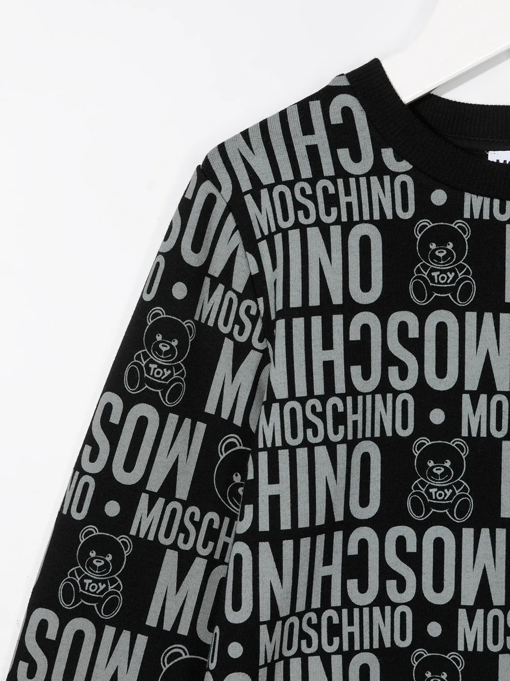 фото Moschino kids толстовка с принтом