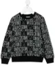 Image 1 of Moschino Kids monogram-print sweatshirt