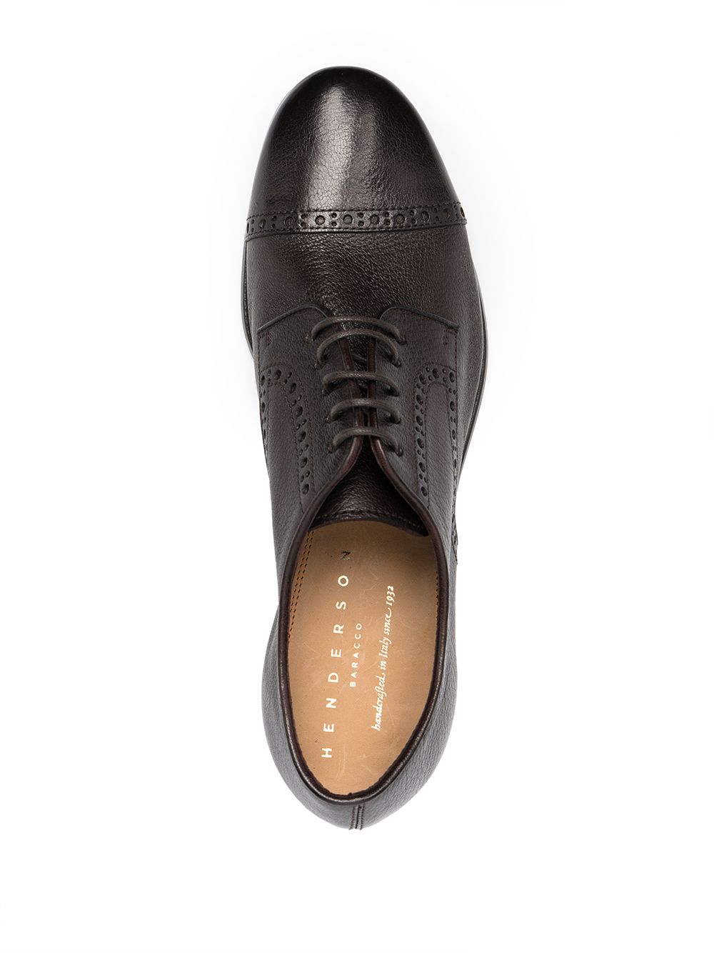 фото Henderson baracco brogue detail lace-up shoes