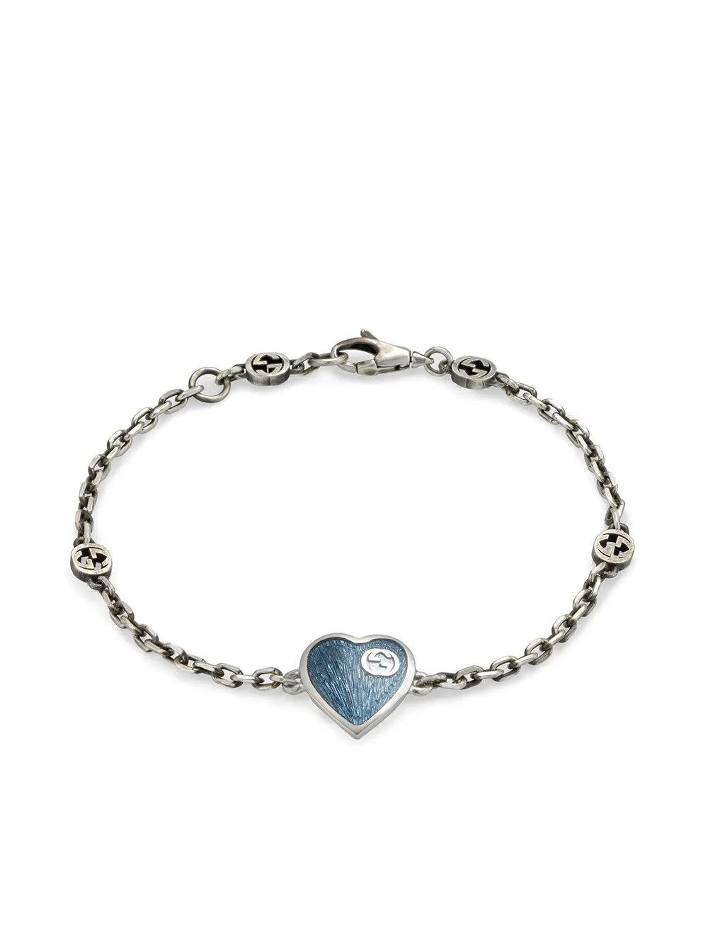 Gucci Interlocking GG Heart Bracelet Farfetch