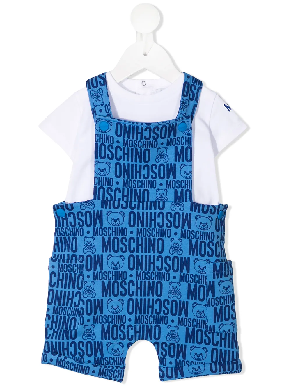 фото Moschino kids комбинезон с логотипом