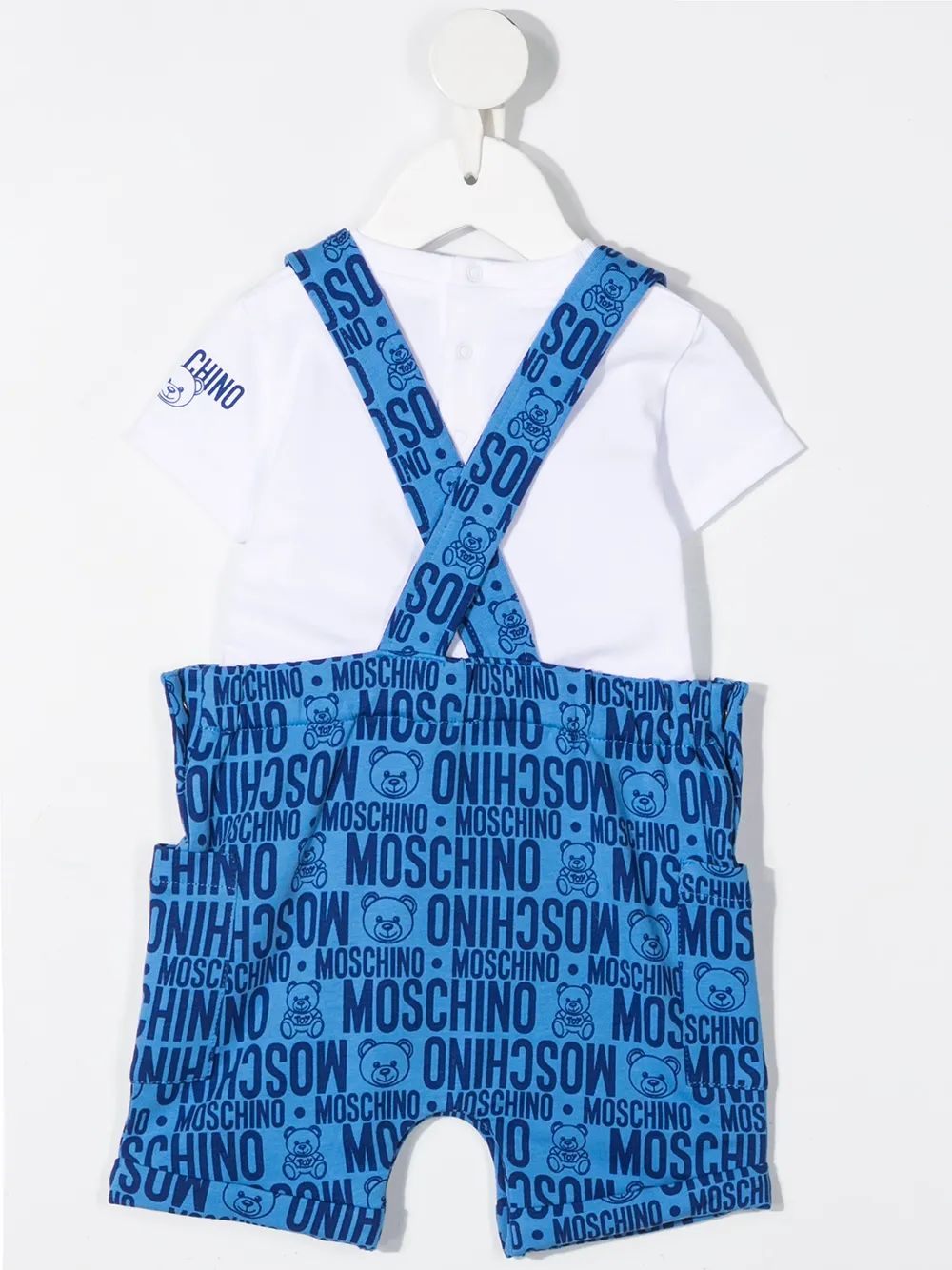 фото Moschino kids комбинезон с логотипом