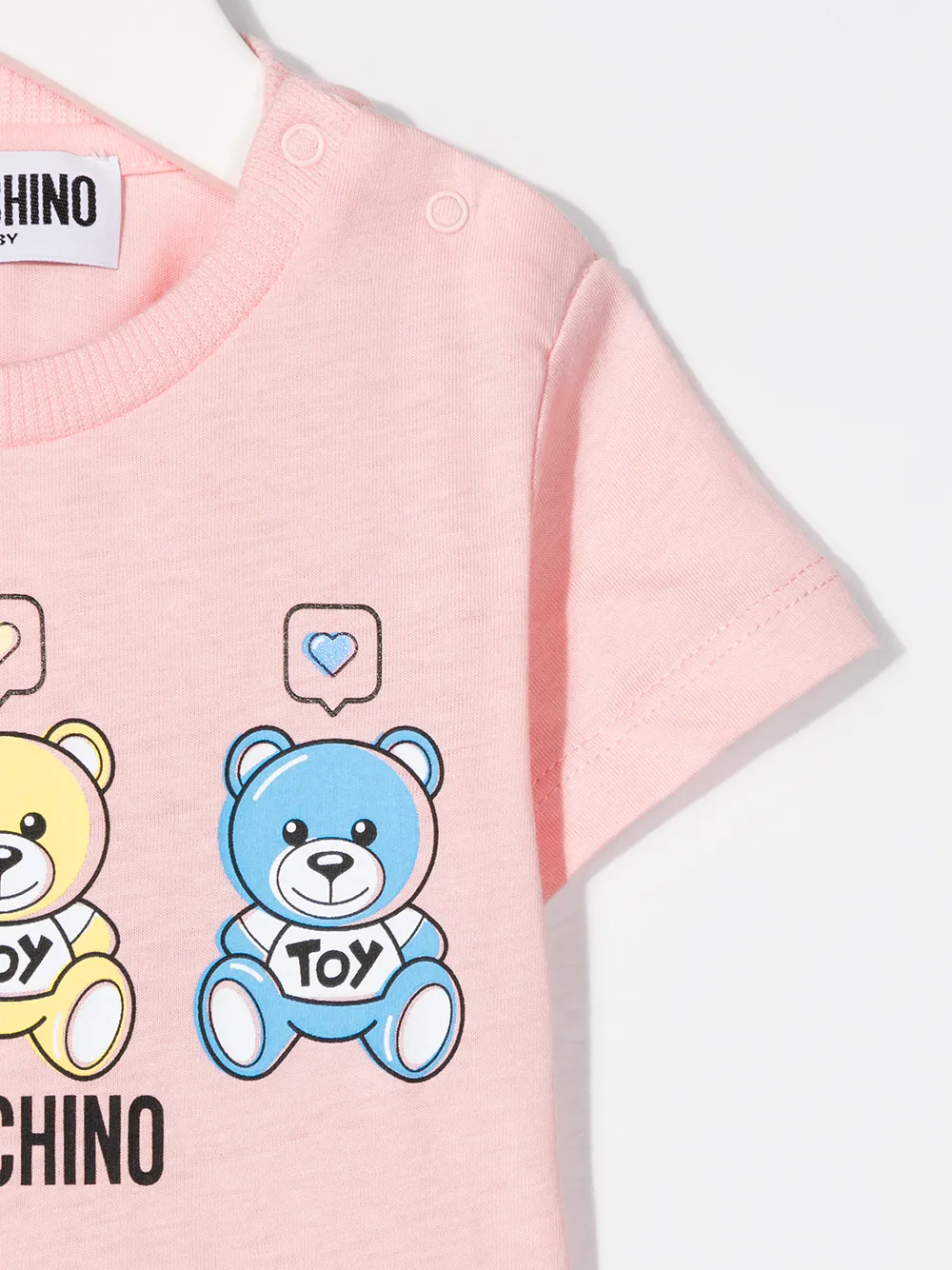 фото Moschino kids футболка с принтом