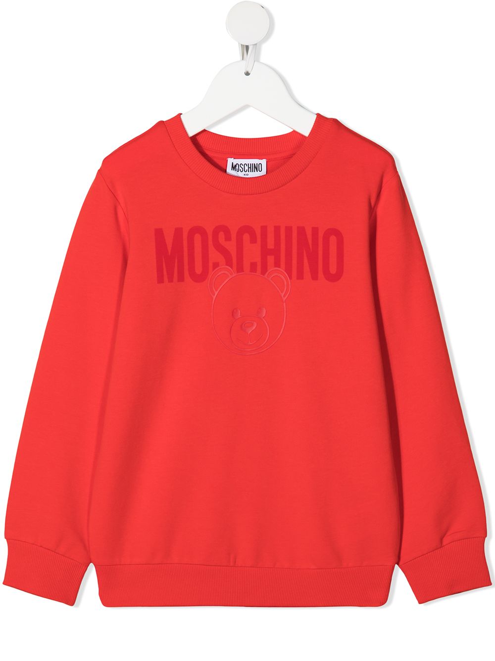 фото Moschino kids толстовка с логотипом