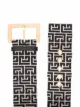 Balmain B-Classic jacquard monogram belt