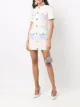 Image 2 of Balmain multi-panel short-sleeve denim dress