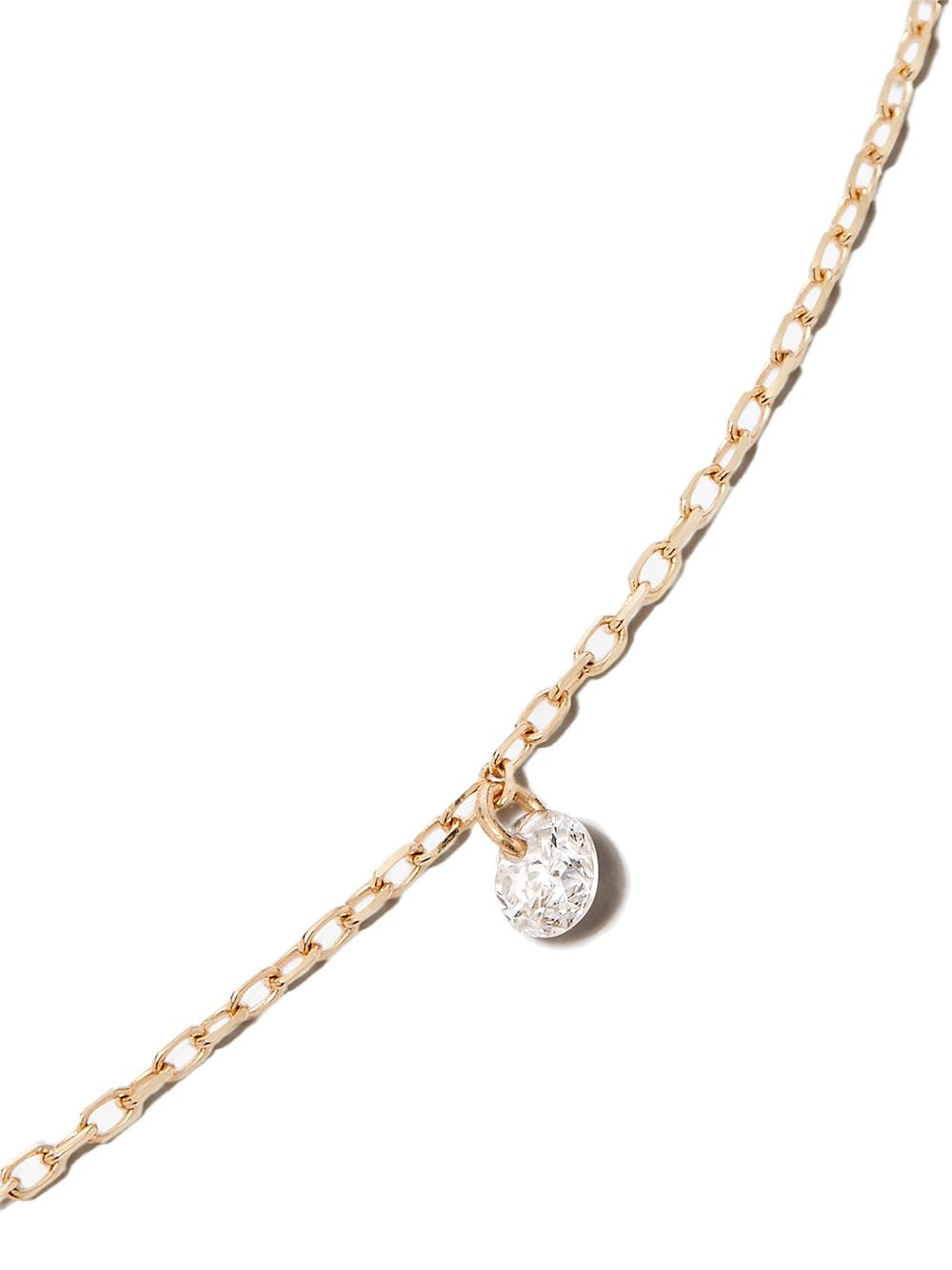 Shop Persée 18kt Yellow Gold Cross Diamond Pendant Necklace In 金色