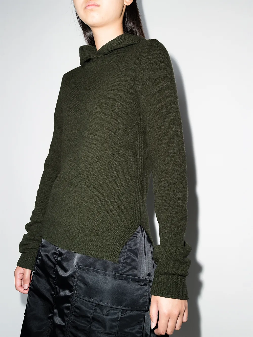 Image 2 of Rick Owens cashmere hooded jumper