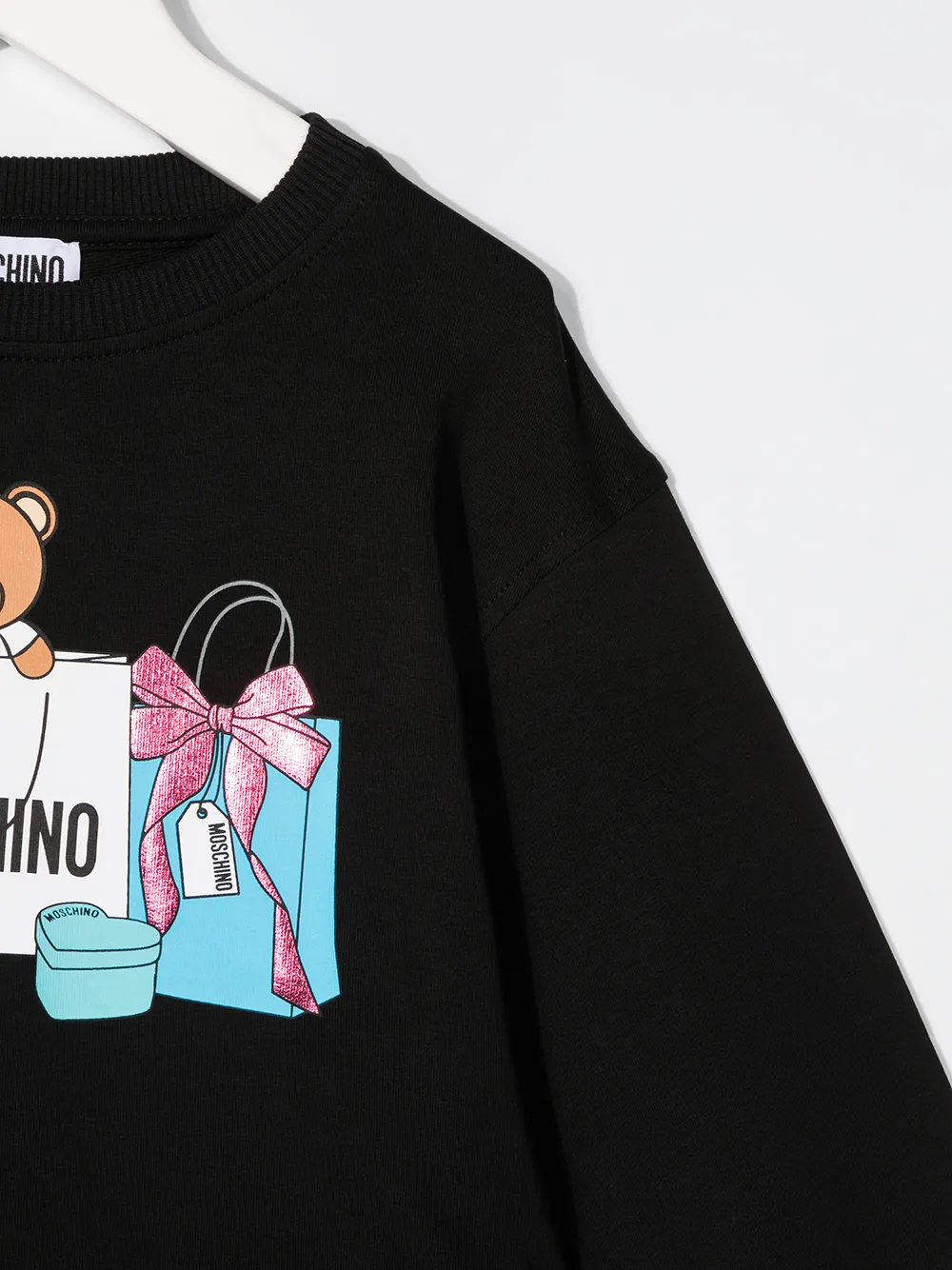 фото Moschino kids толстовка с логотипом