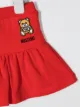Moschino Kids teddy bear-patch mini skirt