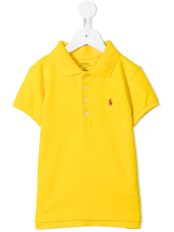 Kids yellow deals polo shirt