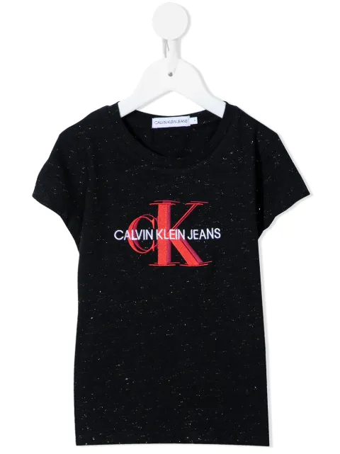 Calvin Klein Kids logo print t-shirt