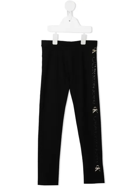 Calvin Klein Kids logo print leggings
