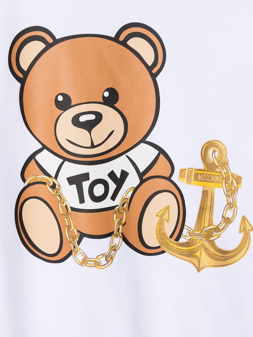 фото Moschino kids толстовка с принтом