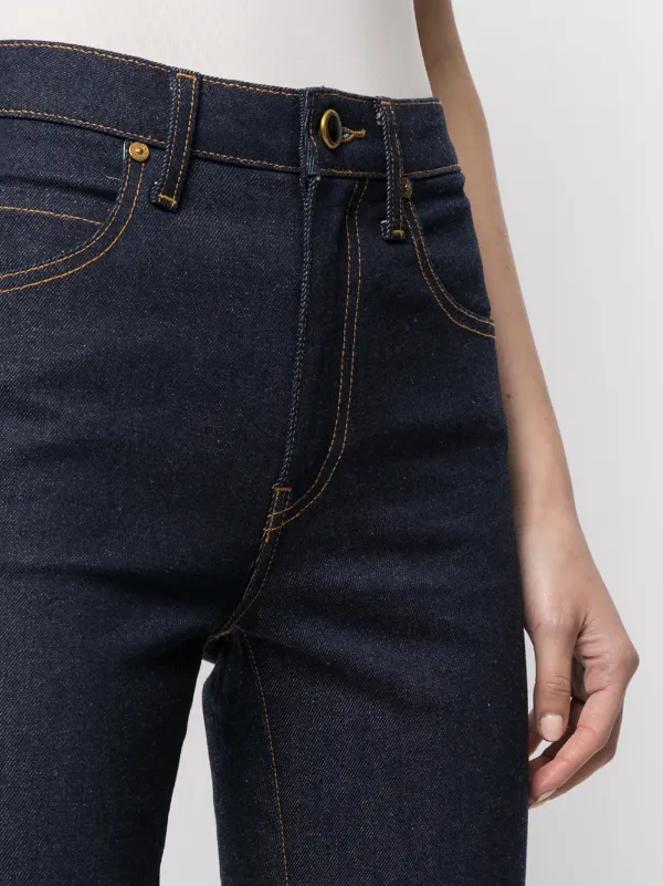 KHAITE Vivian high-rise Flared Jeans 