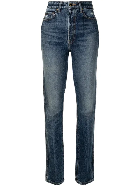 KHAITE Daria high-rise slim-fit jeans