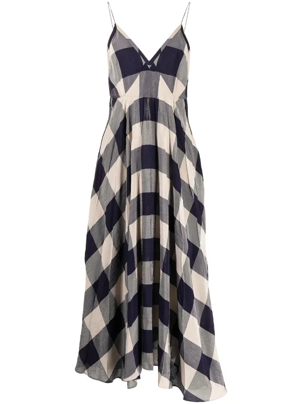 check print dress
