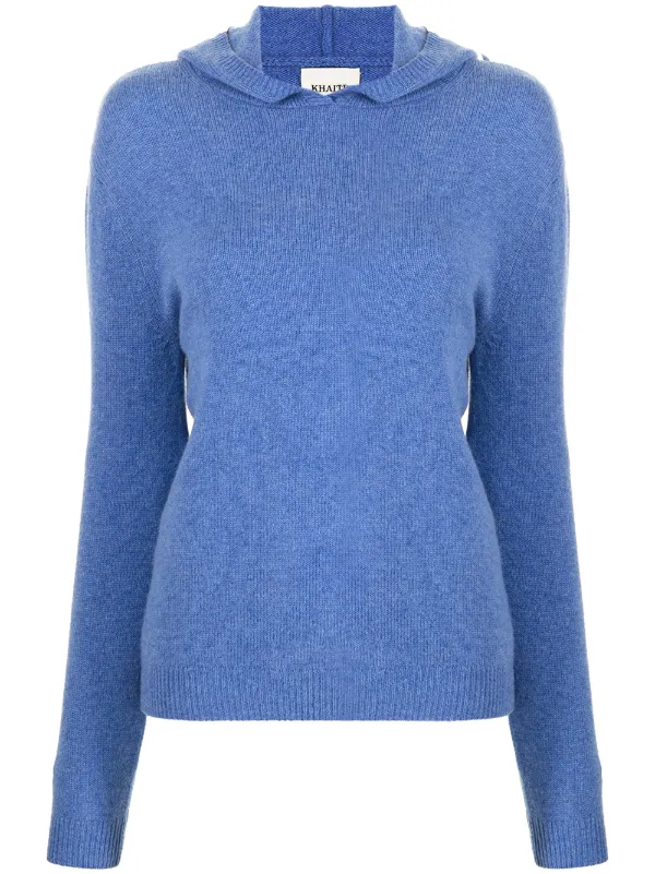 hooded wool jumper