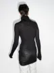 Rick Owens roll-neck ribbed-knit jumper