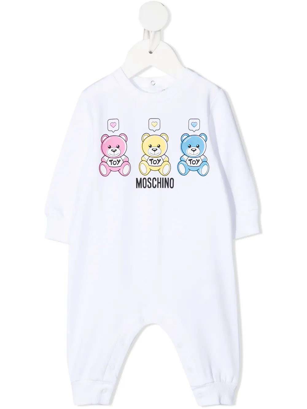 

Moschino Kids teddy bear-print pyjamas - White