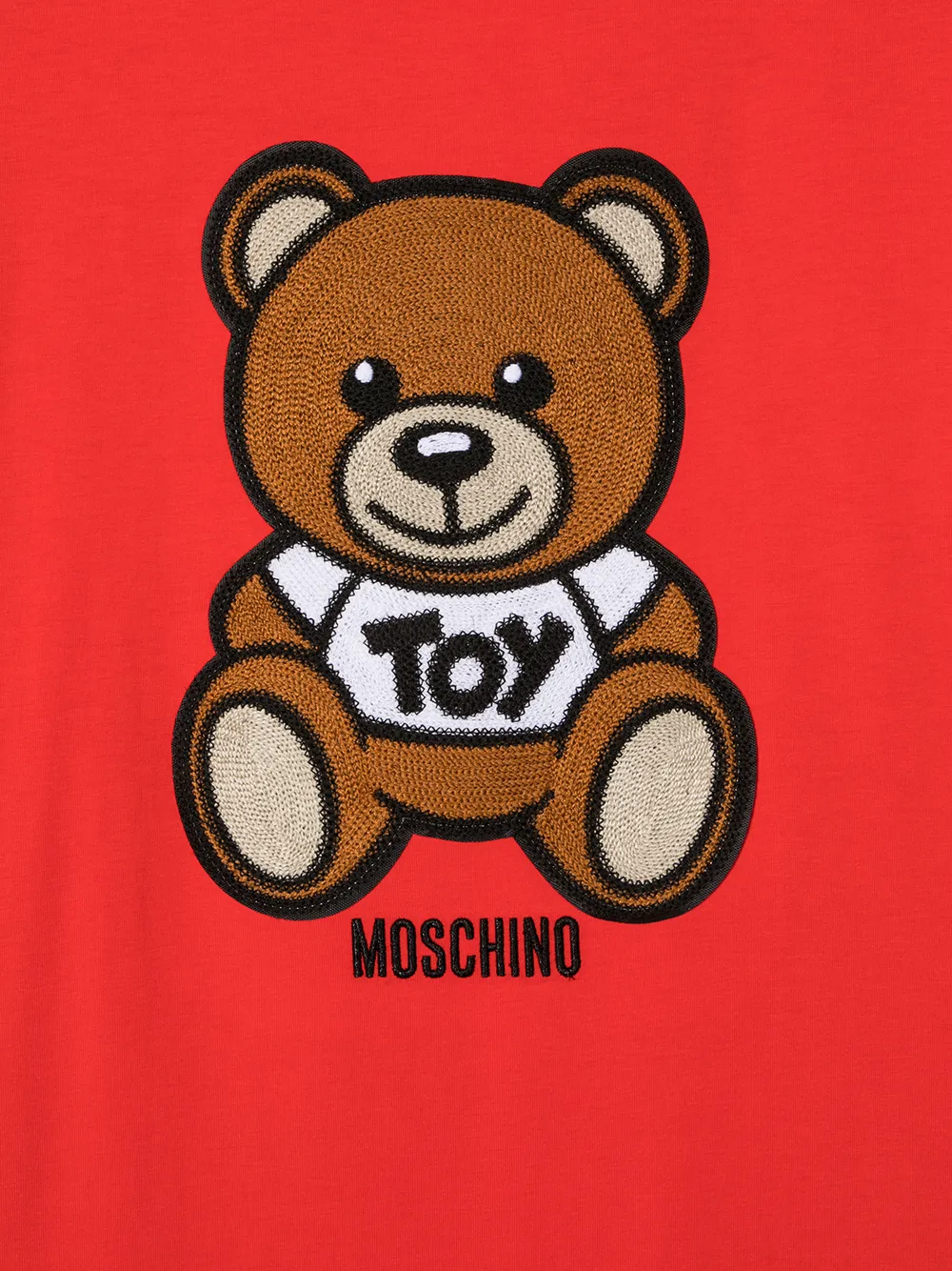 фото Moschino kids футболка teddy bear