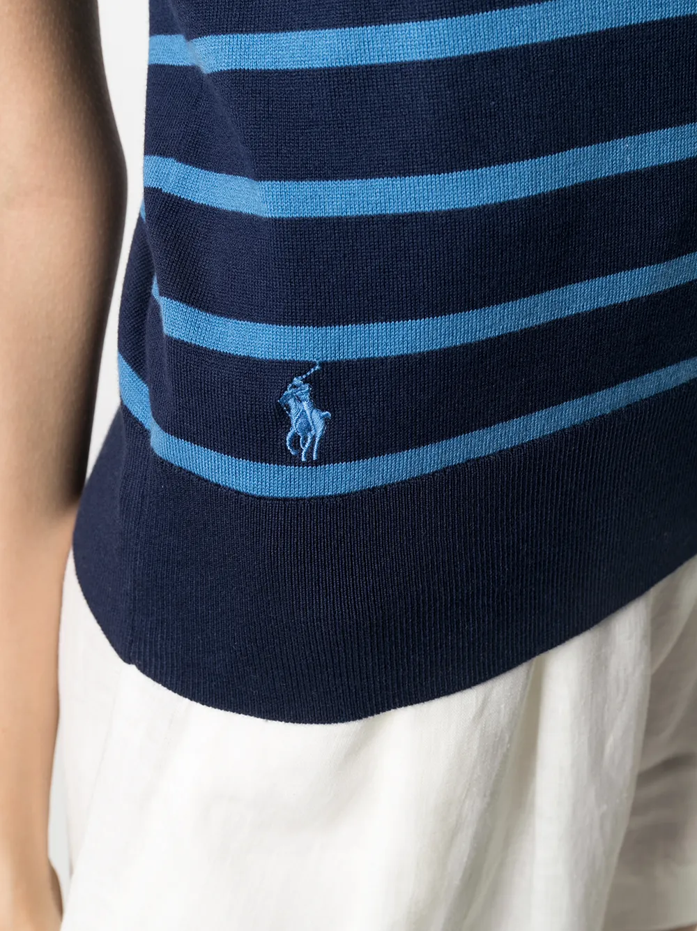 фото Polo ralph lauren трикотажная футболка polo pony в полоску