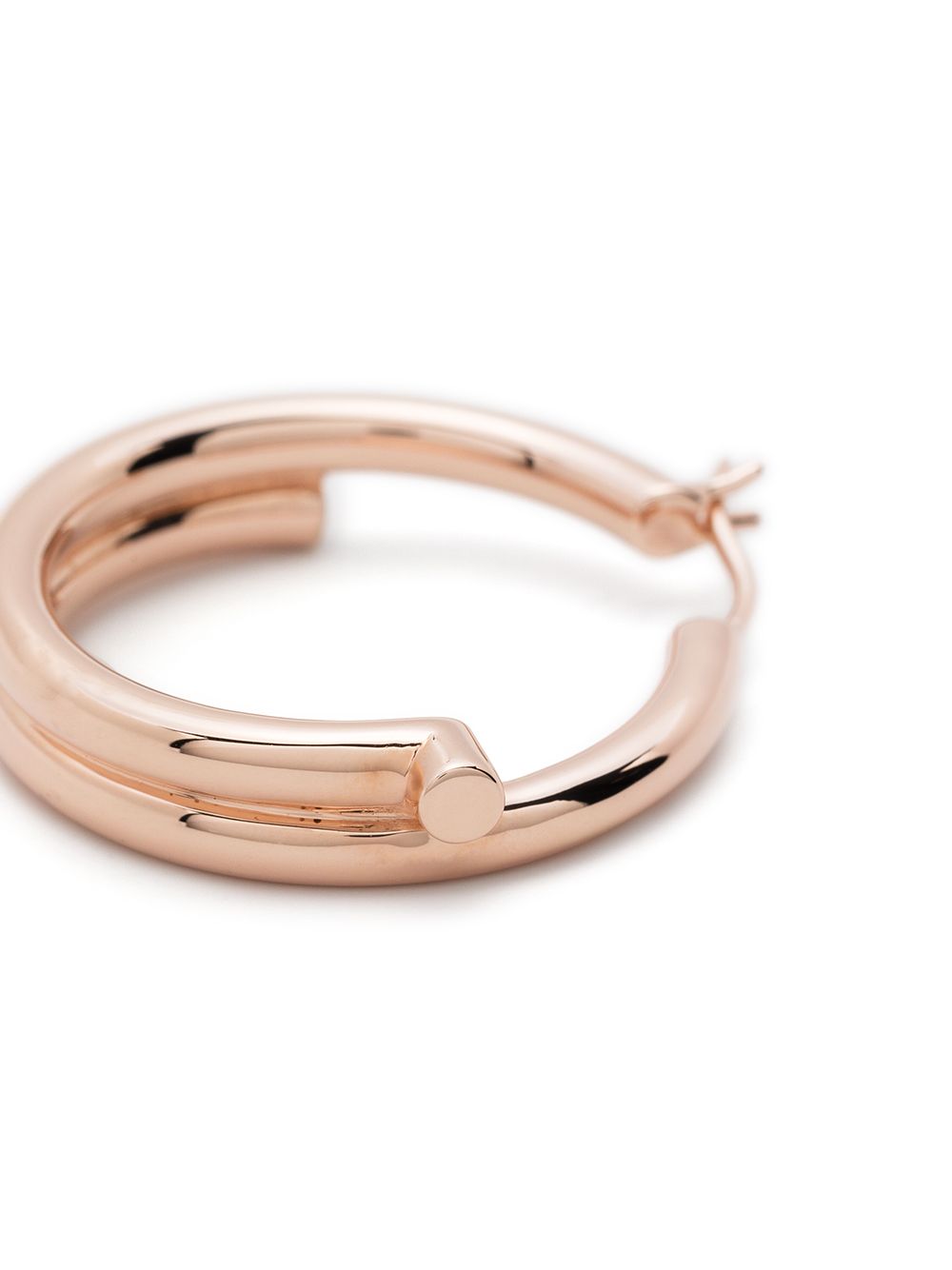 Shop Maria Black Gerlad Hoop Earrings In Pink