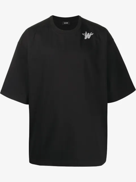 We11done Oversized-T-Shirt mit Logo