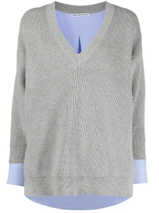 Alexander Wang bi-layer Shirting 