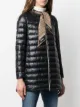 Herno scarf detail padded coat