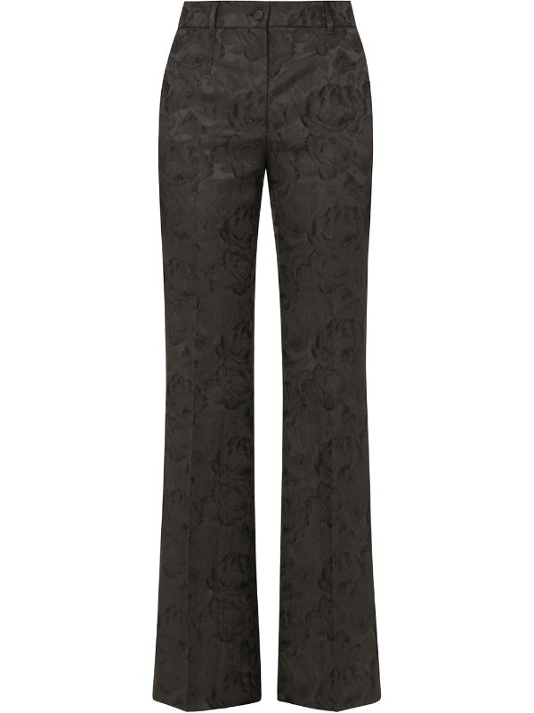 dolce and gabbana jacquard pants