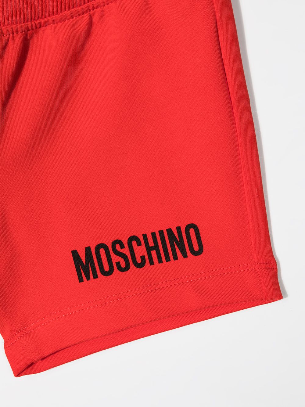 фото Moschino kids спортивные шорты с логотипом