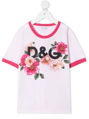 dolce and gabbana pink t shirt