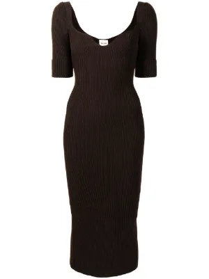 khaite knit dress