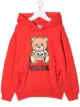 Image 1 of Moschino Kids teddy bear-print hoodie