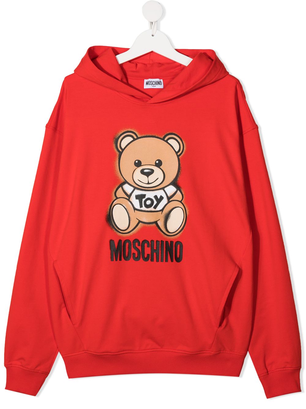 фото Moschino kids худи с принтом teddy bear