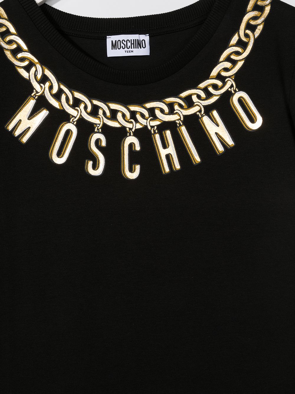 фото Moschino kids футболка с логотипом