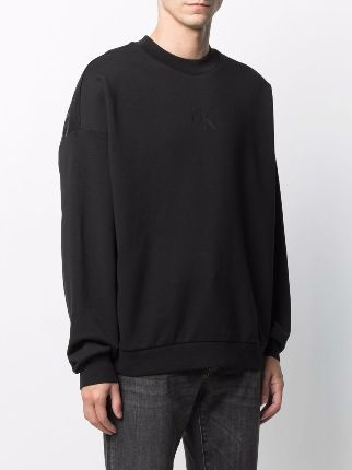 logo-print long-sleeved sweater展示图