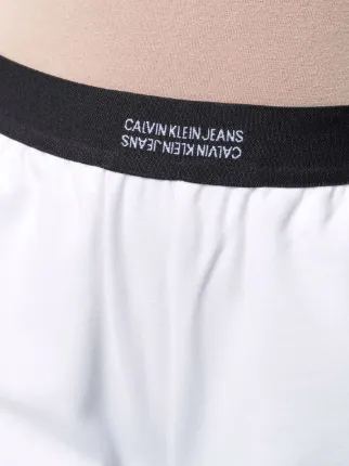 high-waisted logo-waistband shorts展示图