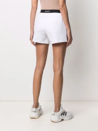 high-waisted logo-waistband shorts展示图