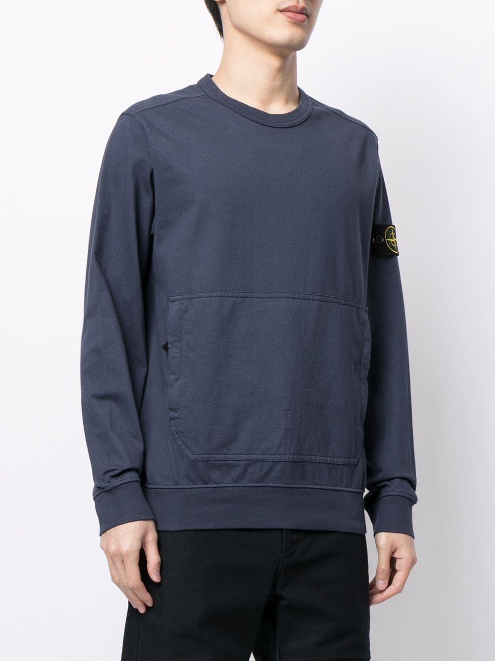 фото Stone island толстовка с длинными рукавами и нашивкой-логотипом