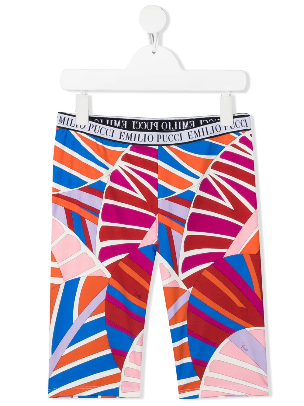 фото Emilio pucci junior шорты в стиле колор-блок