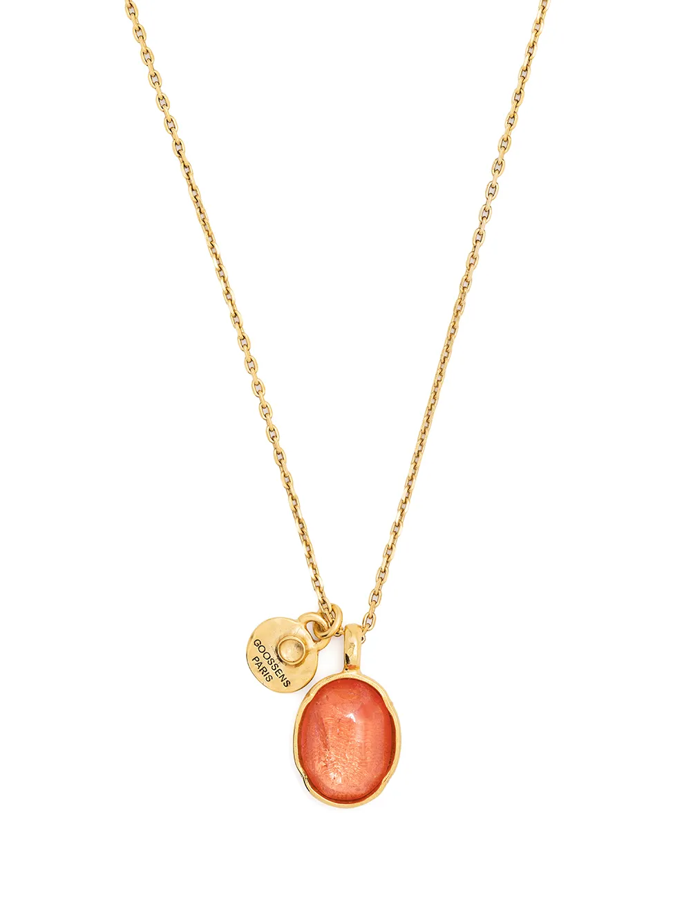 

Goossens Talisman cabochon necklace - Gold